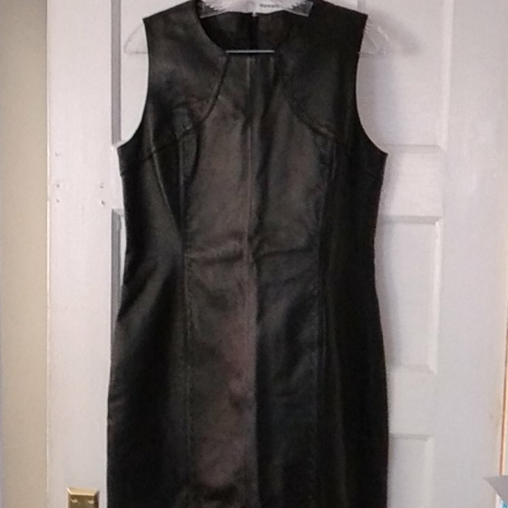 SEXY NEW LEATHER DRESS! - Picture 1 of 4